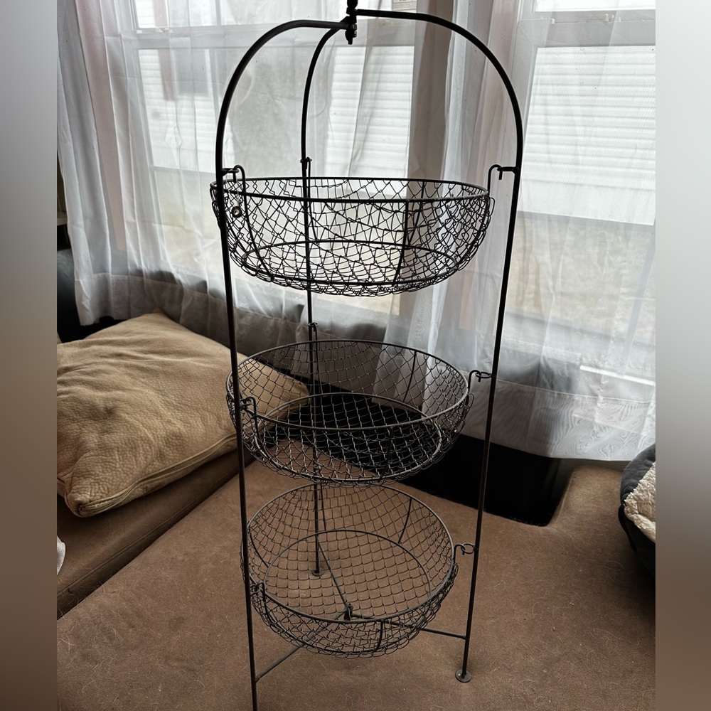3 Basket Vegetable Stand